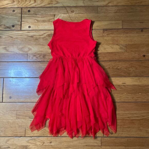 Cat & Jack Red Sequin Holiday Dress - Size 6 - Picture 14 of 16
